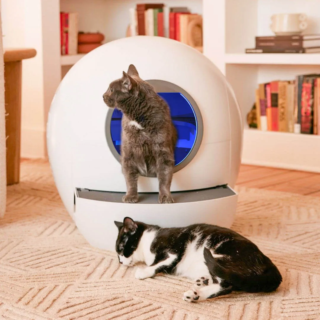 2✖ Els Pet Spaceship Self Cleaning Litter Box